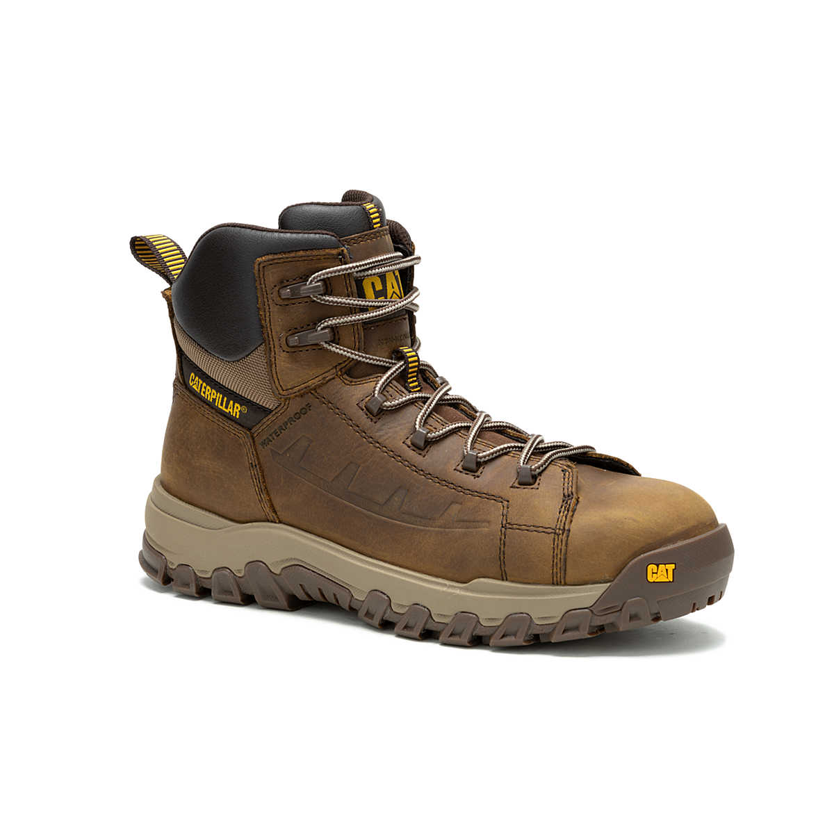 CATERPILLAR Men's Threshold Rebound Waterproof Composite Toe Work Boot ...