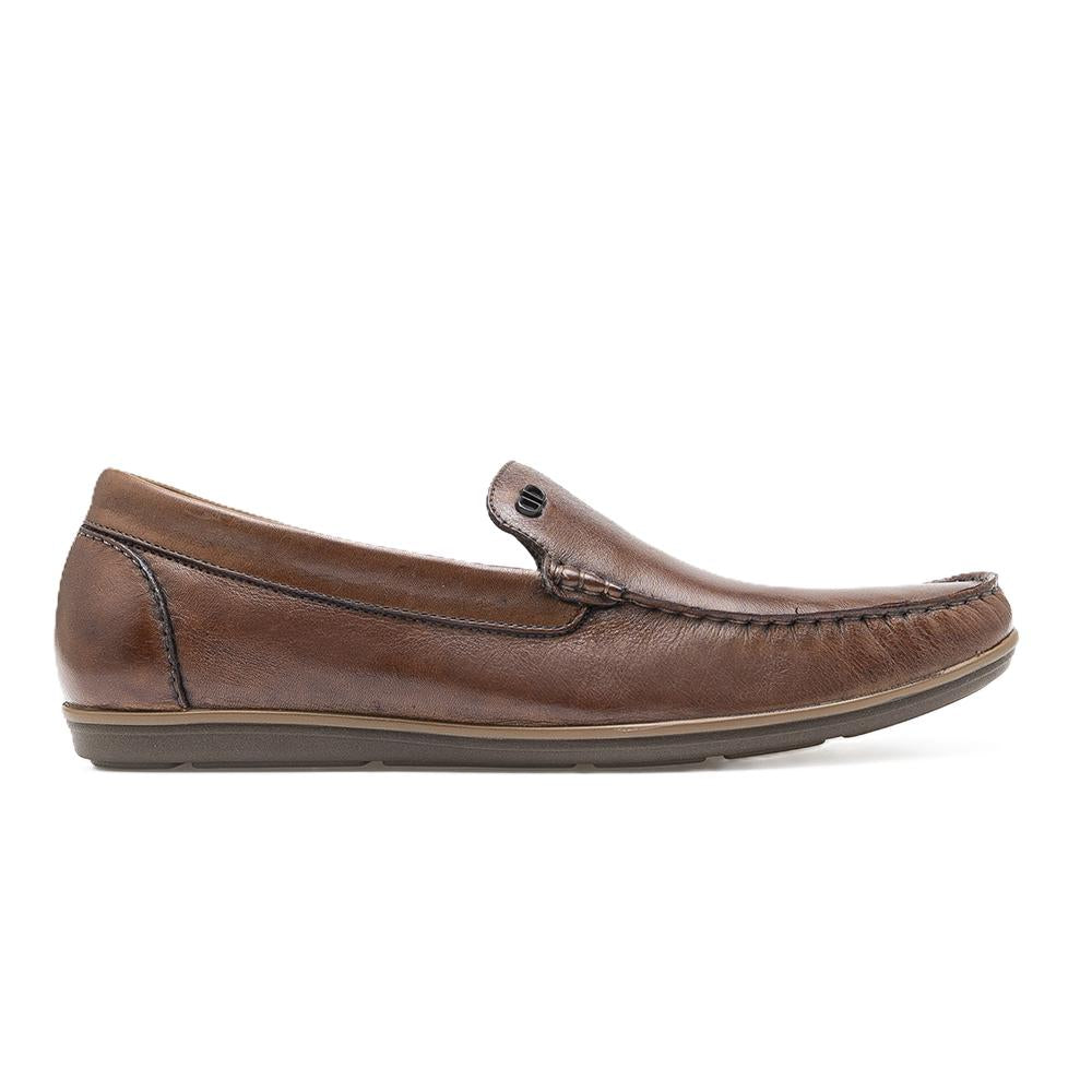 Men\'s Dark Green Leather Loafers -Marc Nolan Nolan | Mens Chelsea Boots in Dark Brown Suede | Grenson main image 3